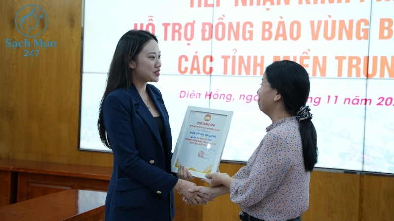 lg clinic ủng hộ bão lũ miền trung 200 triệu