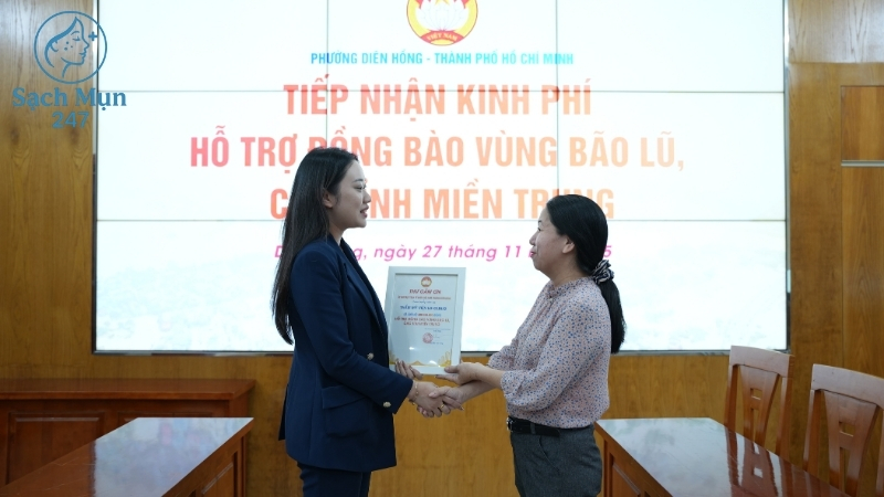 lg clinic ủng hộ bão lũ miền trung