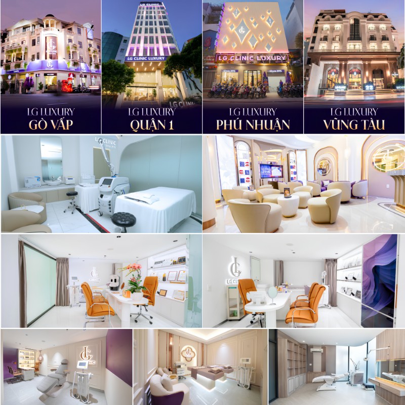 hệ thống thẩm mỹ lg clinic